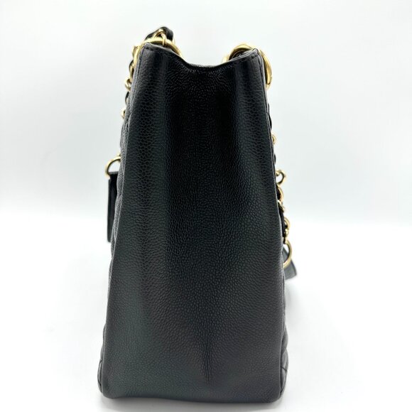 Chanel CC Black Caviar Grand Shopping Tote - Picture 2 of 10